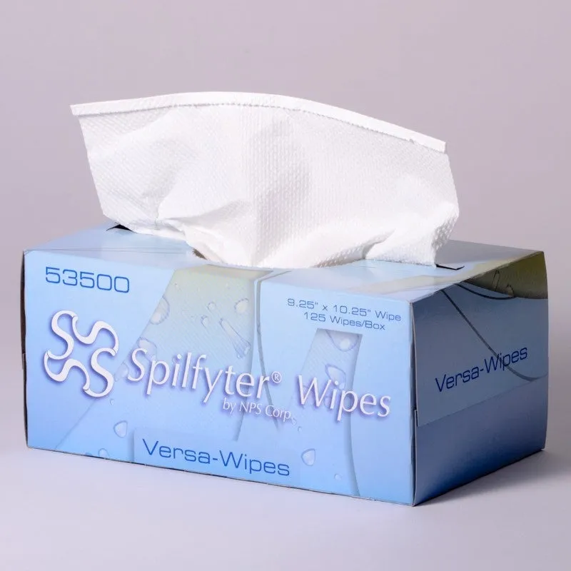 Spilfyter® 2-Ply #53500 Versa-Wipes (9.25" x 10.25" | 125 Wipes per Box) - Case of 18 Boxes