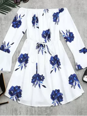 TastyHottie - Trendy Floral Print Long Sleeve Dress