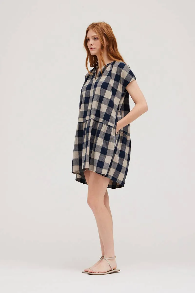 Willow Gingham Midi Dress