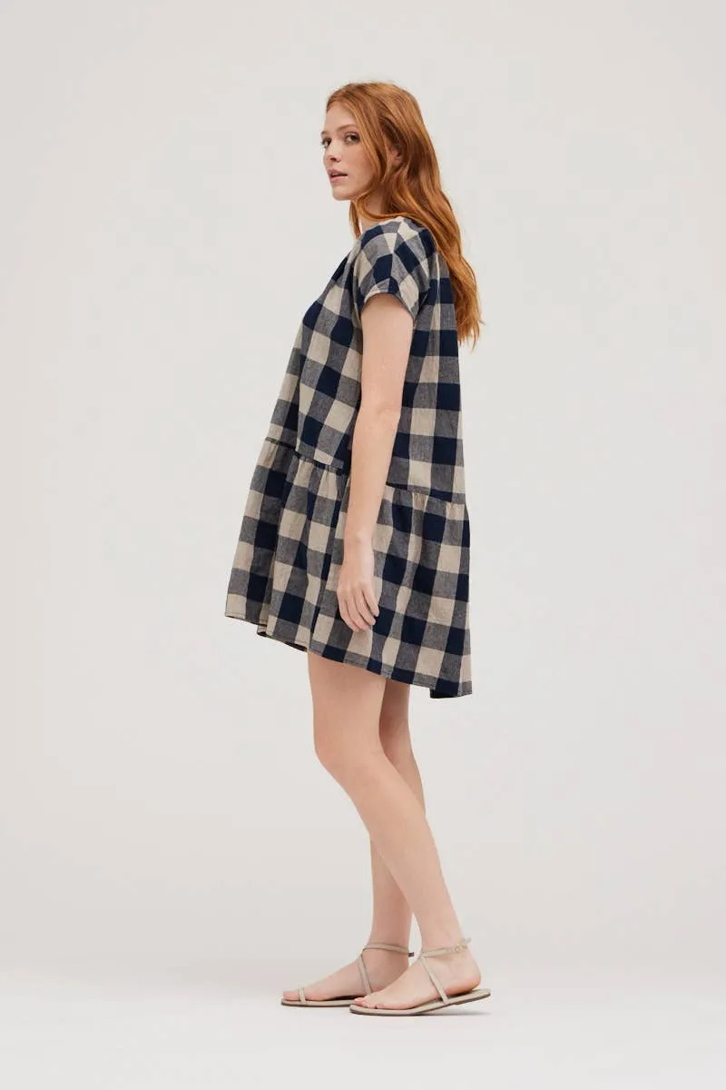 Willow Gingham Midi Dress