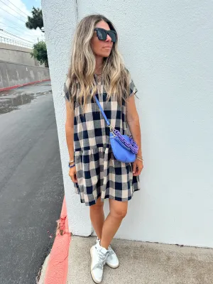 Willow Gingham Midi Dress