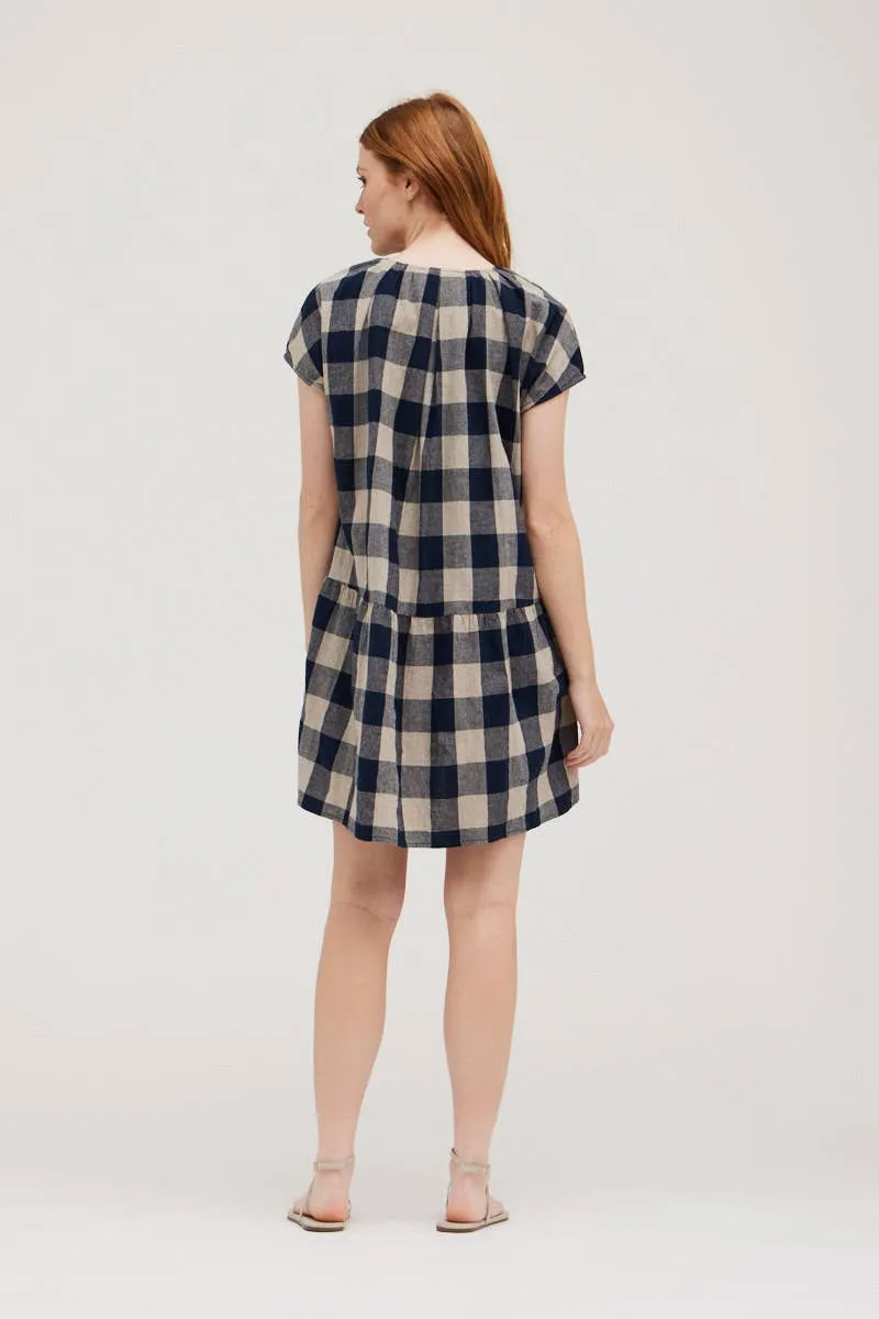 Willow Gingham Midi Dress