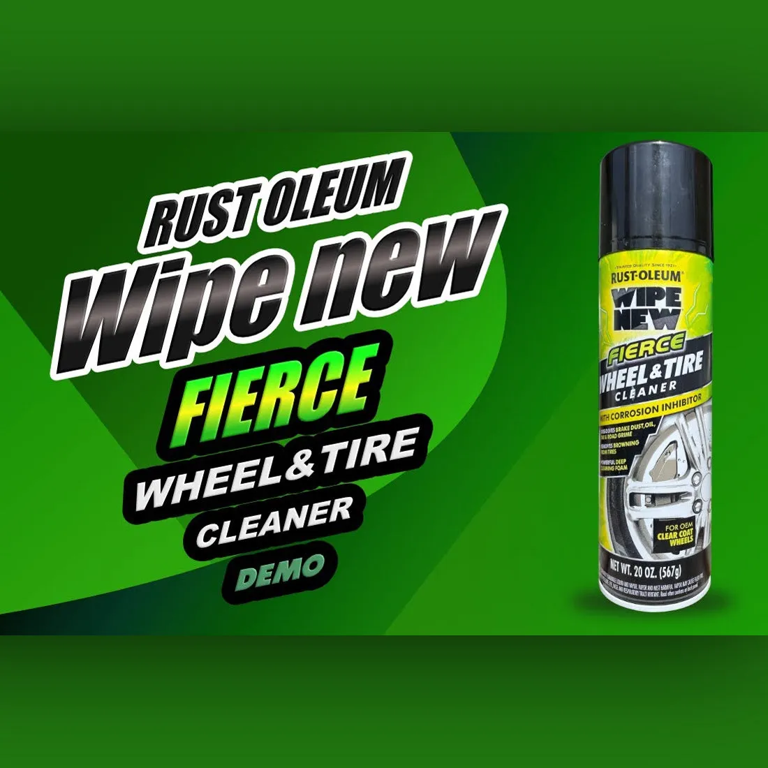 Wipe New FIERCE Wheel & Tire Cleaner, 20 ounces