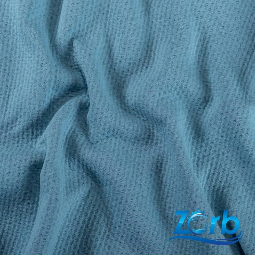 Zorb® 3D 100% Organic Cotton Dimple Silver Fabric (W-230)