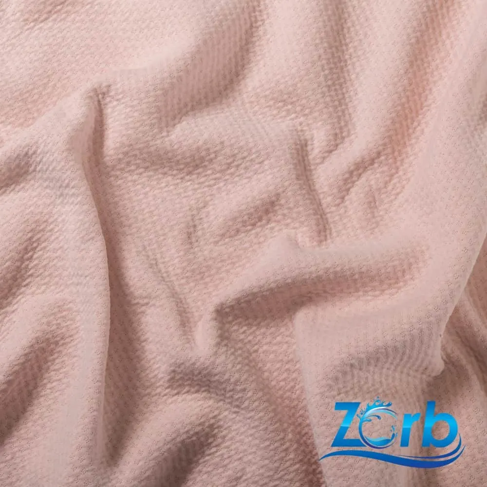 Zorb® 3D 100% Organic Cotton Dimple Silver Fabric (W-230)