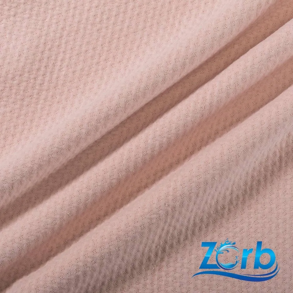 Zorb® 3D 100% Organic Cotton Dimple Silver Fabric (W-230)