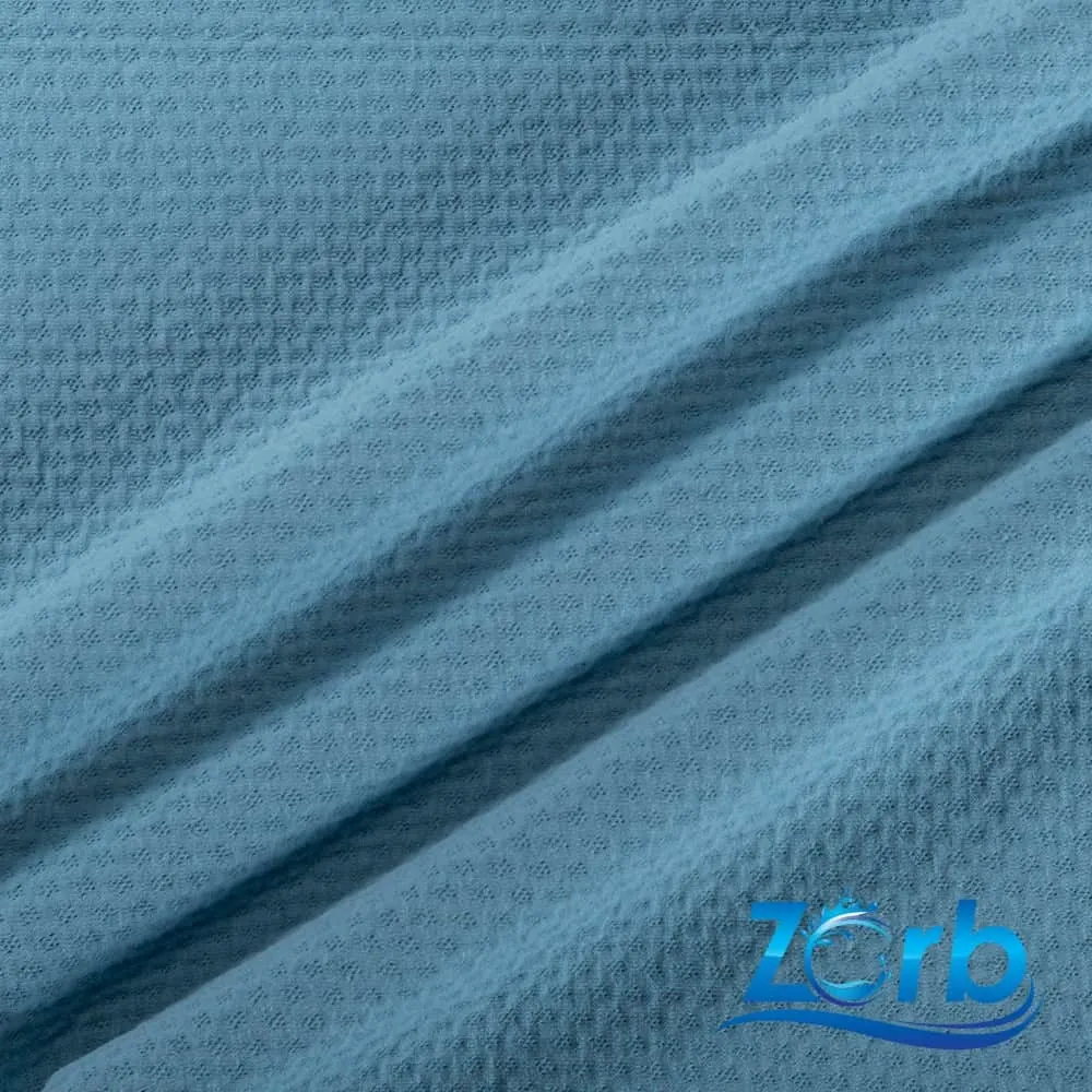 Zorb® 3D 100% Organic Cotton Dimple Silver Fabric (W-230)