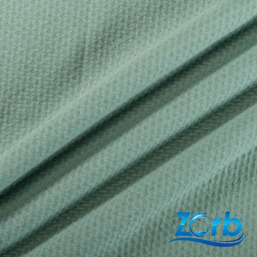 Zorb® 3D 100% Organic Cotton Dimple Silver Fabric (W-230)